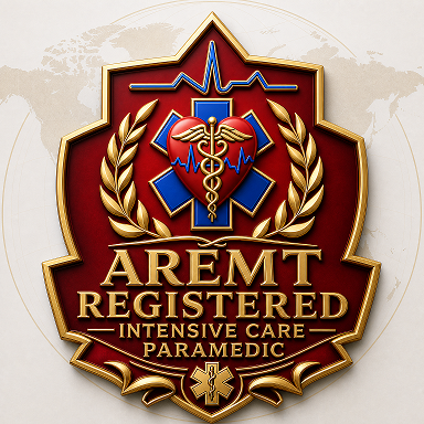 AREMT Registered Intensive Care Paramedic patch